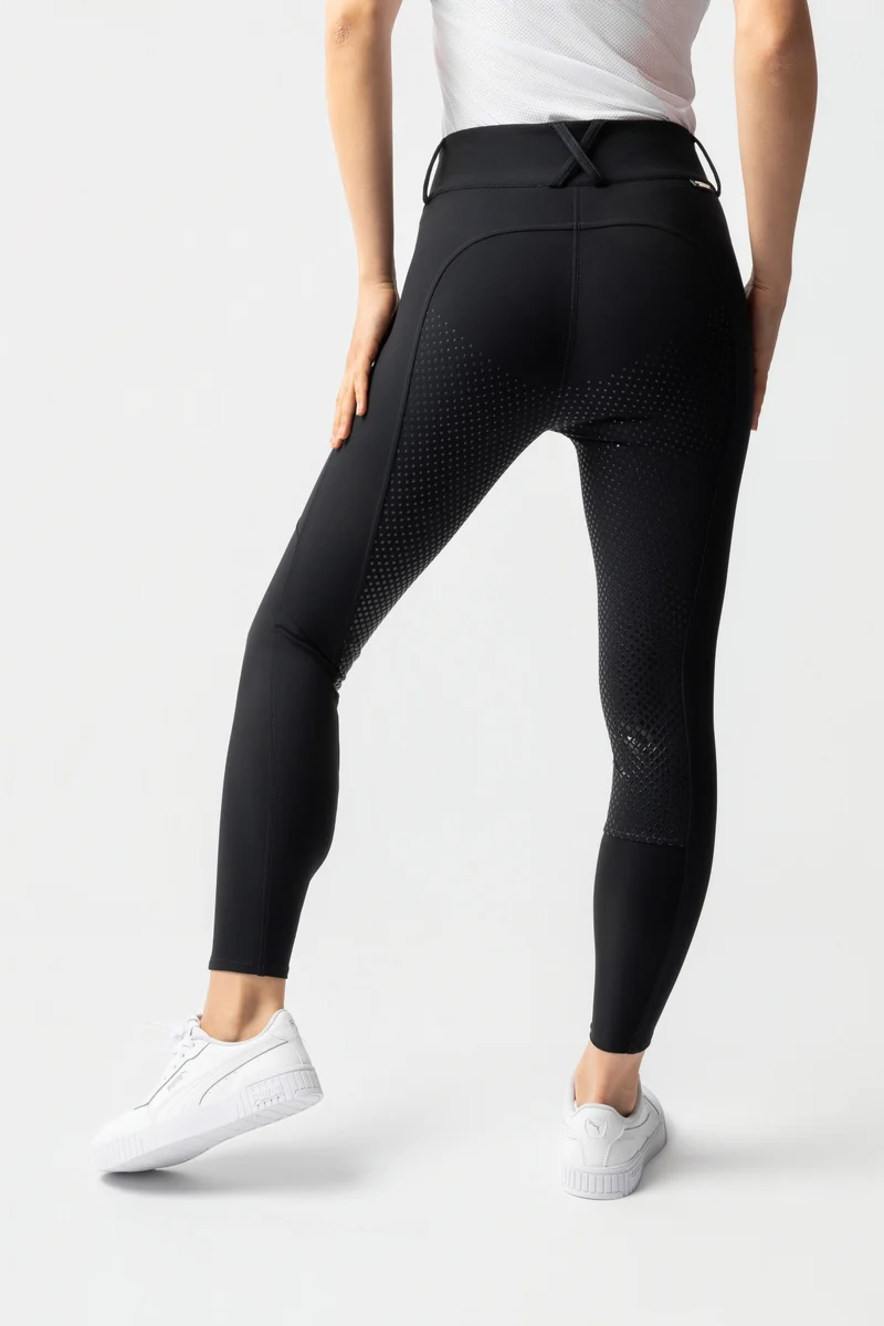 Grand Prix Pro Damen Vollbesatz-Reithose UPF 50+ Dark navy 32