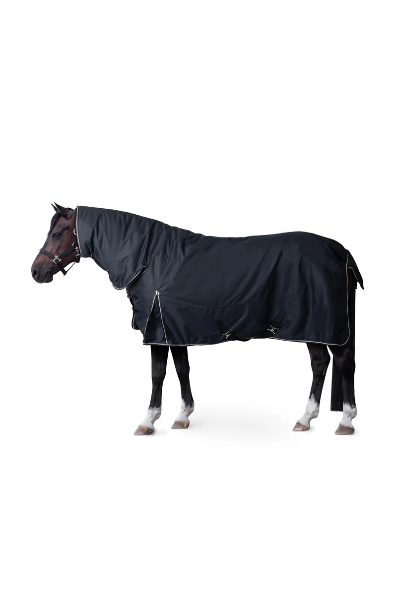 Glasgow Pony Regendecke mit Halsteil, 300g Blueberry 85
