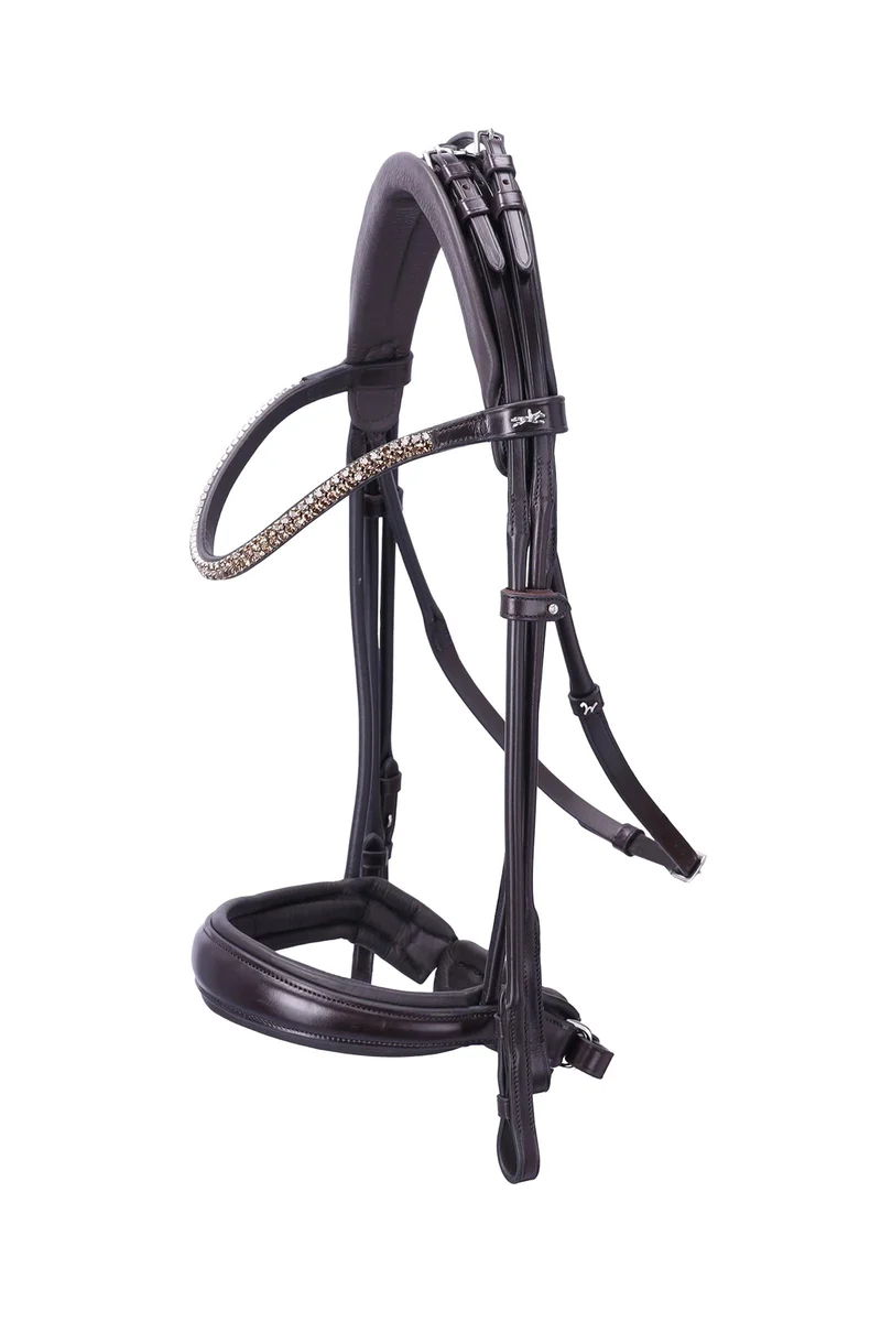 Bella Rose Kandare - Isabell Werth Kollektion espresso/silver V