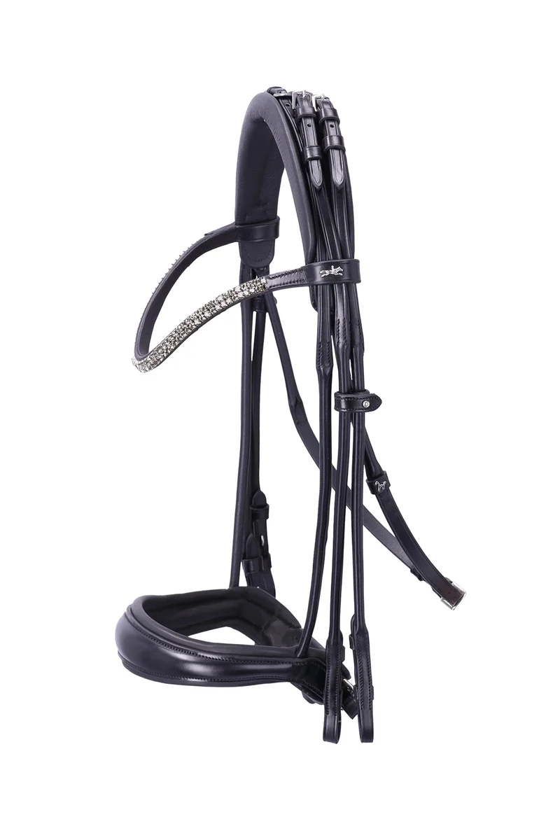 Bella Rose Kandare - Isabell Werth Kollektion black/silver V
