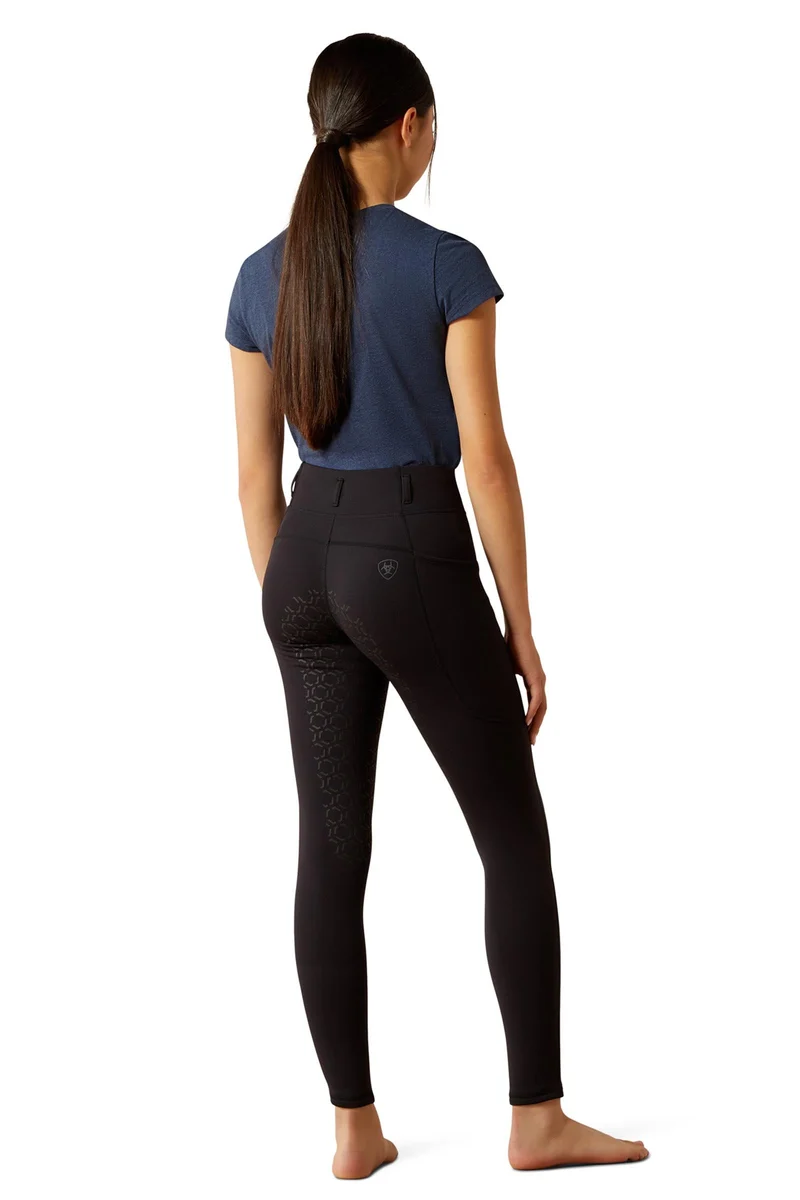 Venture 2.0 Kinder Thermo-Reitleggings mit Vollbesatz Black L