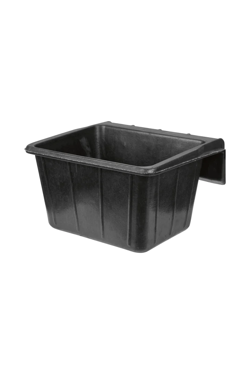 Hängefuttertrog Gummi, 20 L Black Einheitsgröße
