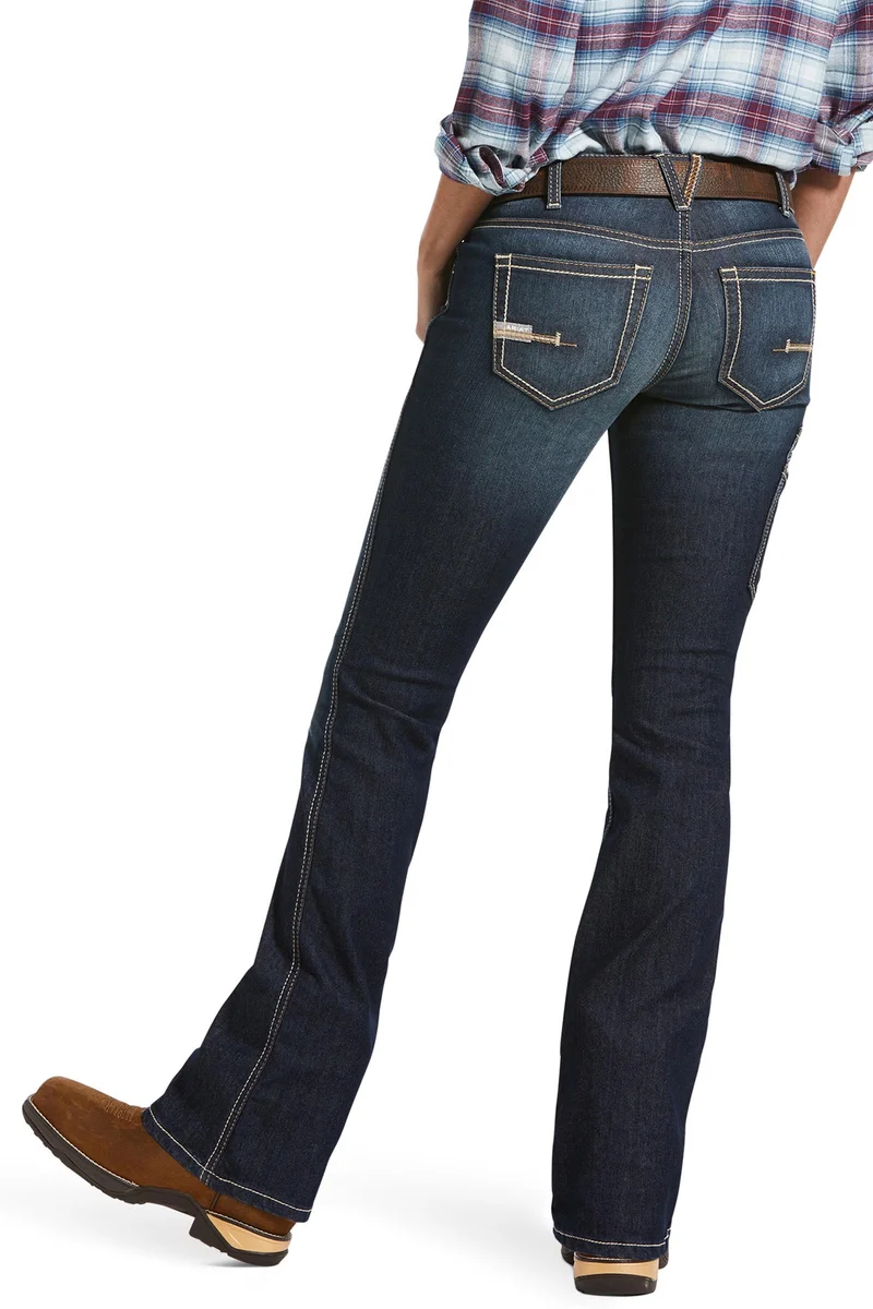 Damen Rebar MR DuraStretch Riveter Bootcut Jeans Hallow 36 Regular