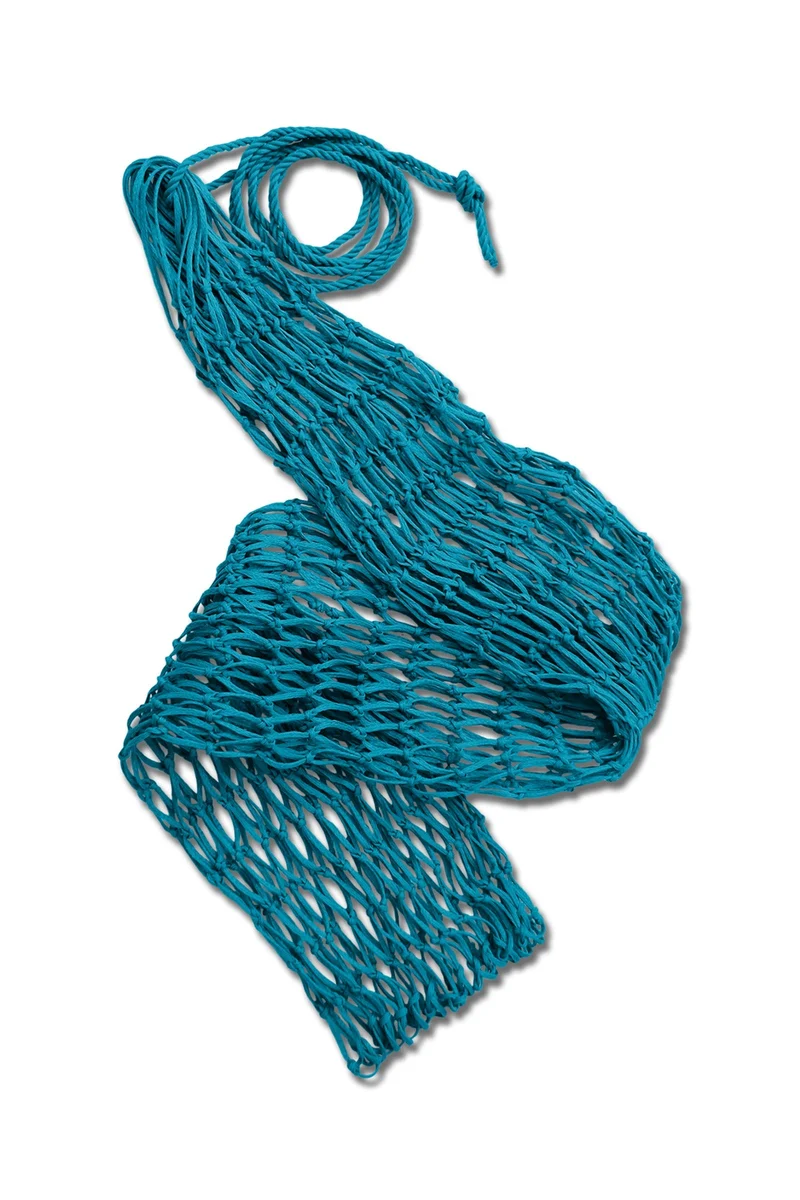 großes Heunetz (Maschen 4,5 x 4,5 cm) Azure Blue Einheitsgröße