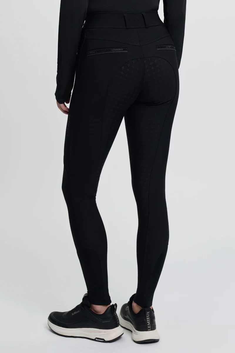 Brilliance Damen Reithose mit Vollbesatz Black 40