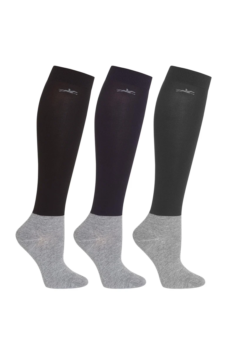 Show Socks, 3 Paar Navy/Black/Grey 36-41
