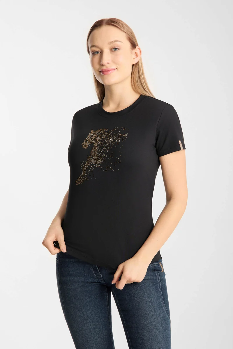 Kathrin Damen-T-Shirt Black 40
