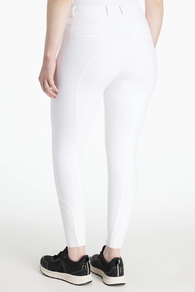 Isabelle Damenreithose mit Vollbesatz White 38