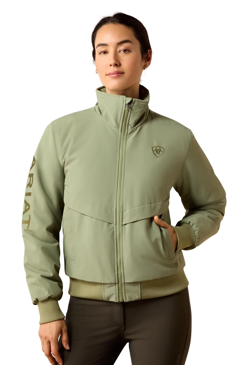 Stable 2.0 Damen gefütterte Jacke Oil Green L
