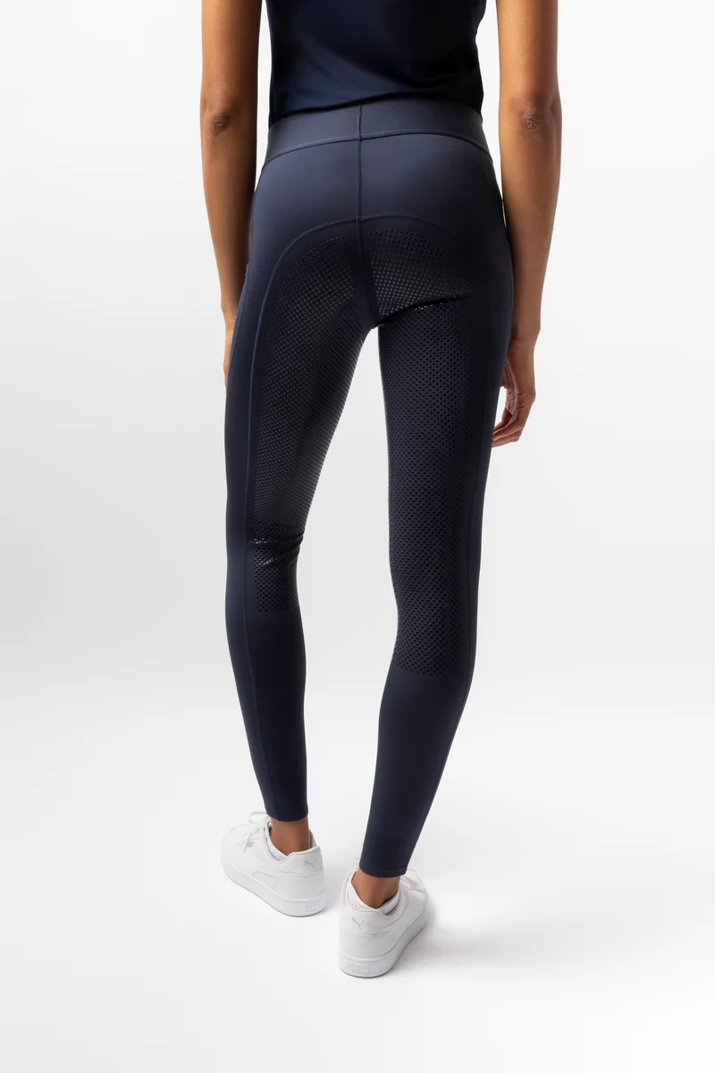 Maia Damen Vollbesatzreitleggings Overture navy 34