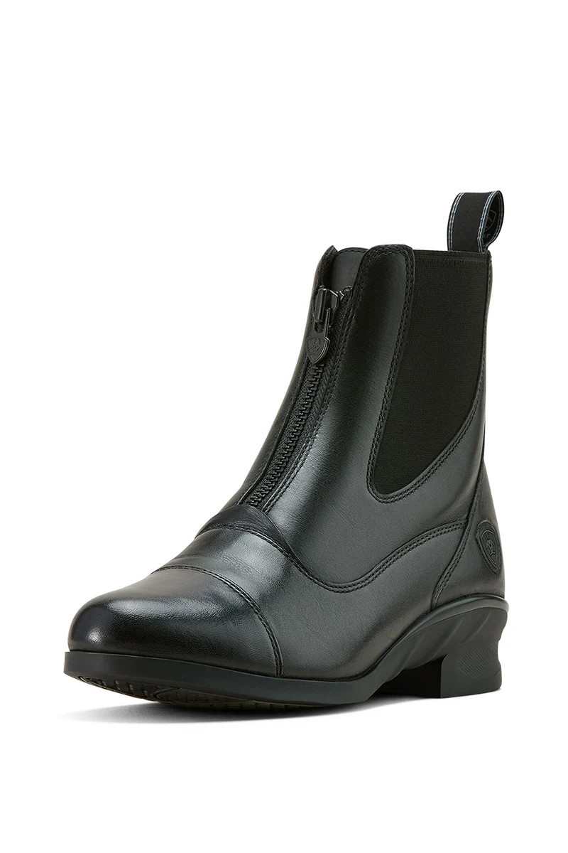 Heritage Damen Paddockstiefeletten mit Reißverschluss Black 40