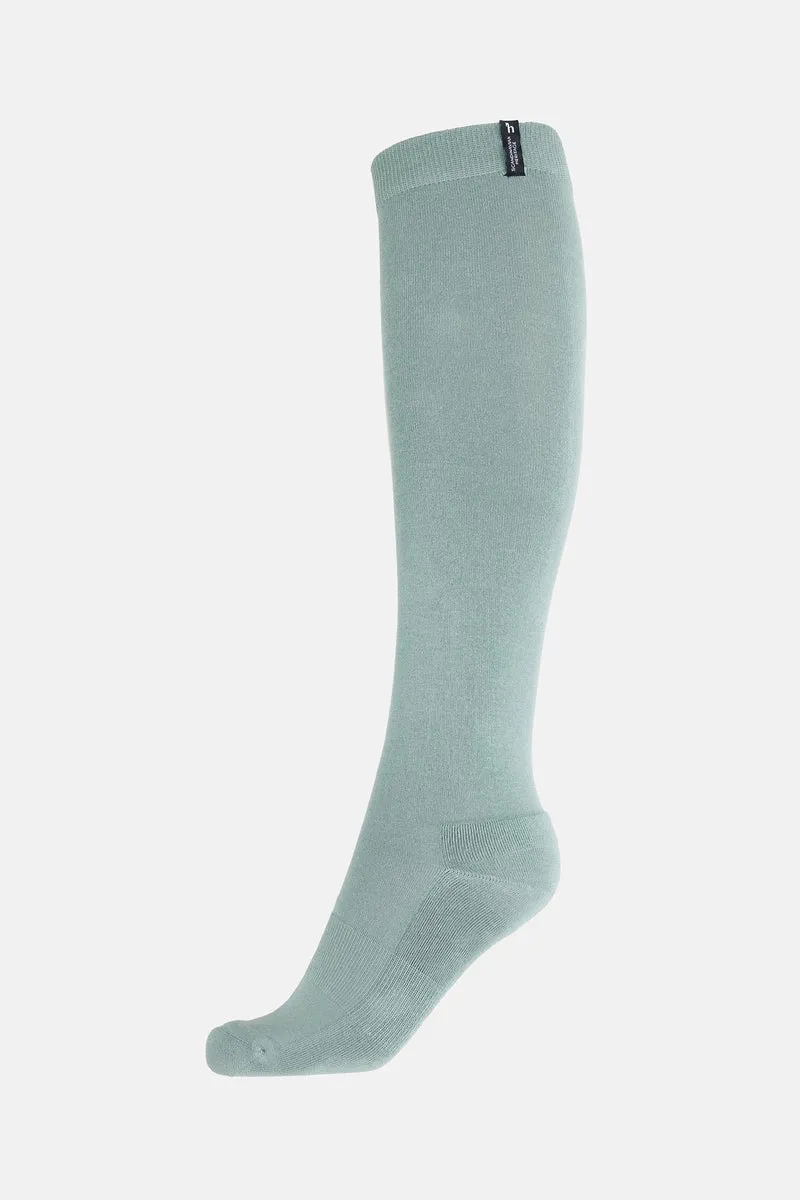 Young Rider Edel Bamboo Reit-Wintersocken Green milieu 31-34