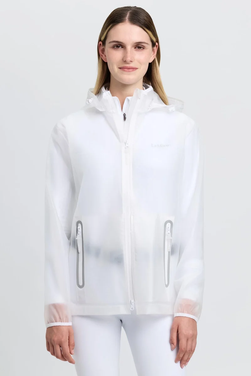 Wasserdichte Turnierjacke Transparent L