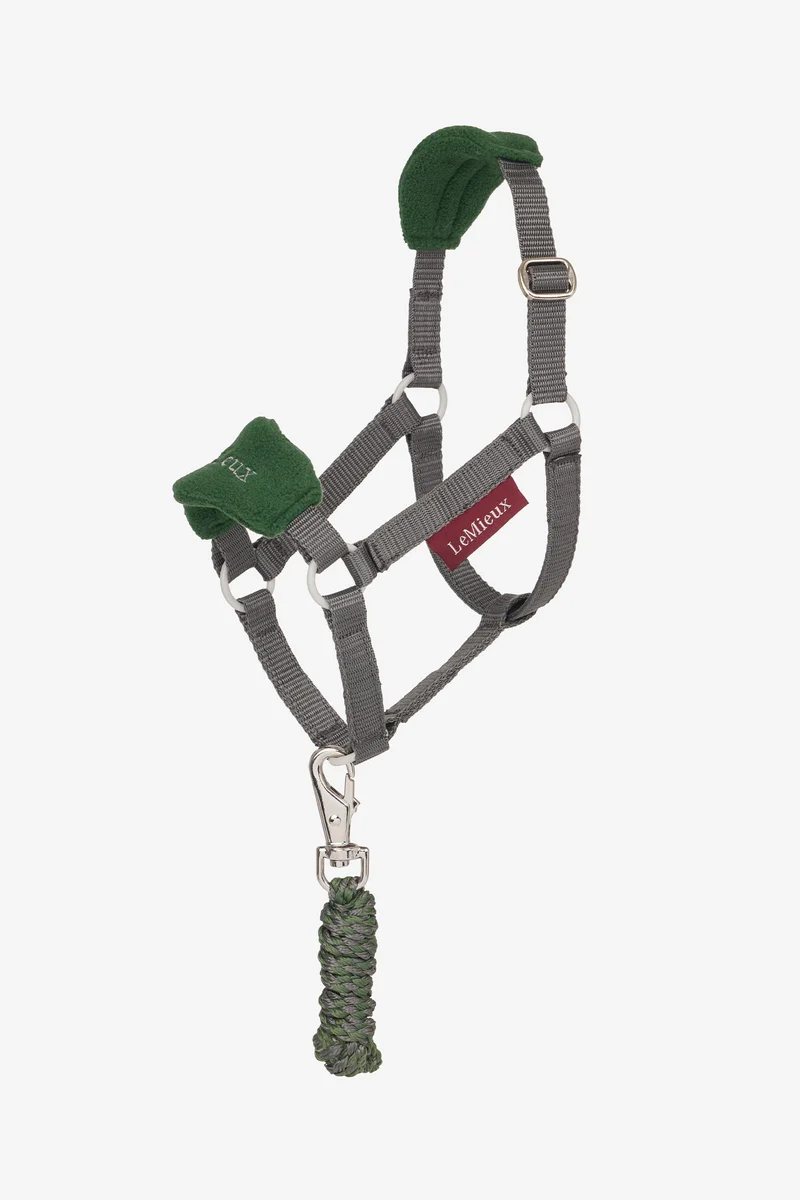 Hobby Horse Vogue Halfter und Führstrick Hunter Green Einheitsgröße