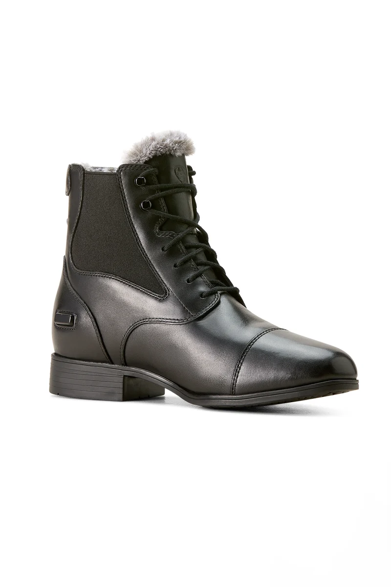 Kendall Sherpa Stallschuhe mit Reißverschluss Black 41