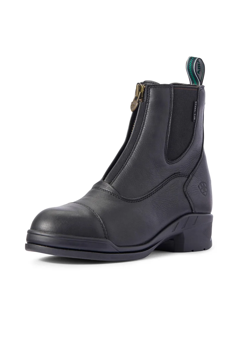 Heritage IV Steel Toe Zip Damen wasserdichte Sicherheitsstiefelette Black 39