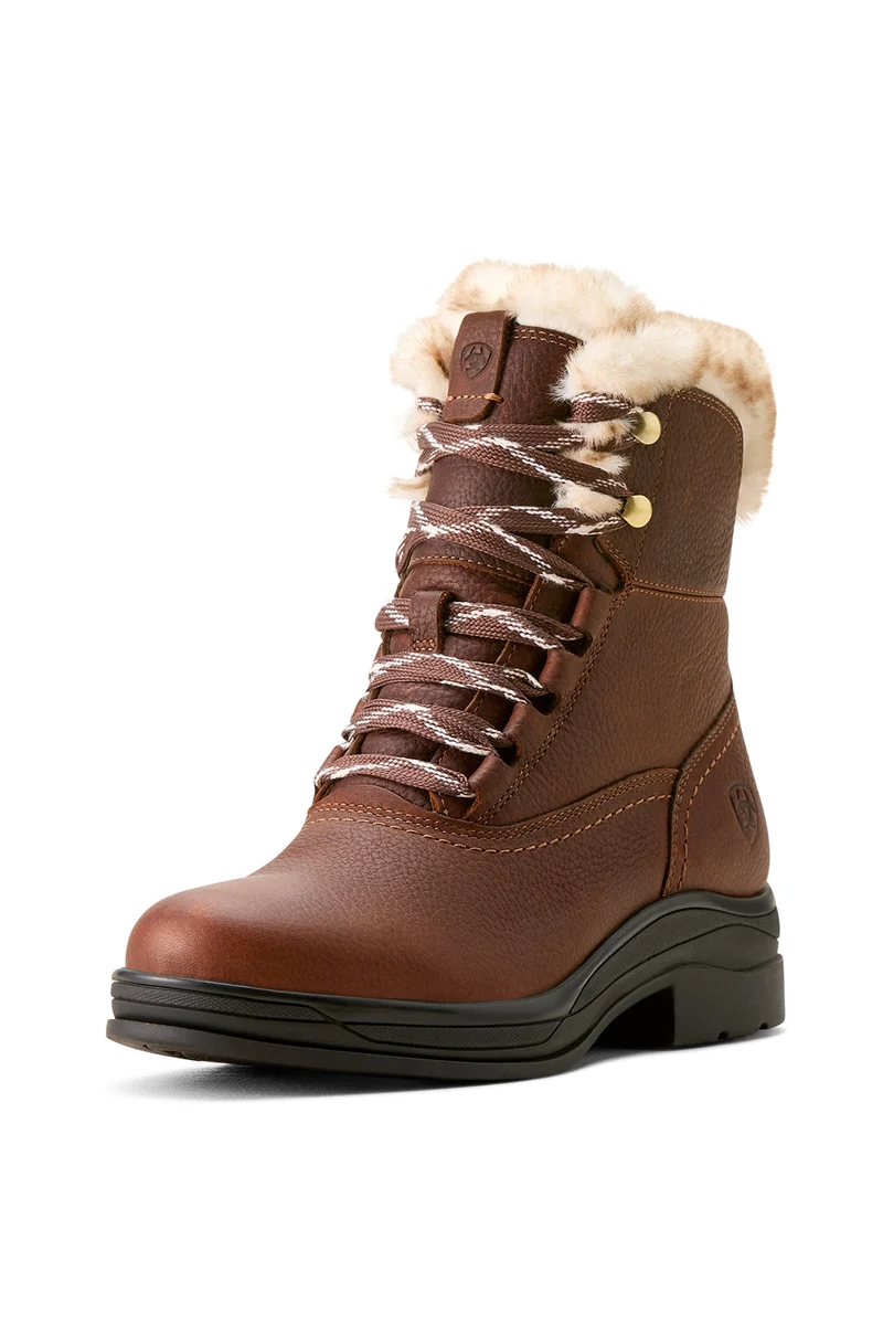 Harper Sherpa wasserdichte Stiefel Dark Brown 40