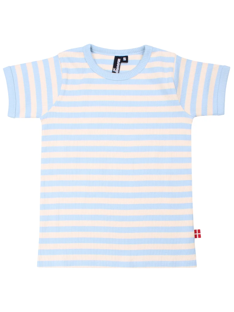 ESS - Danesoda Ribbing Tee Chalk/Cold Sky