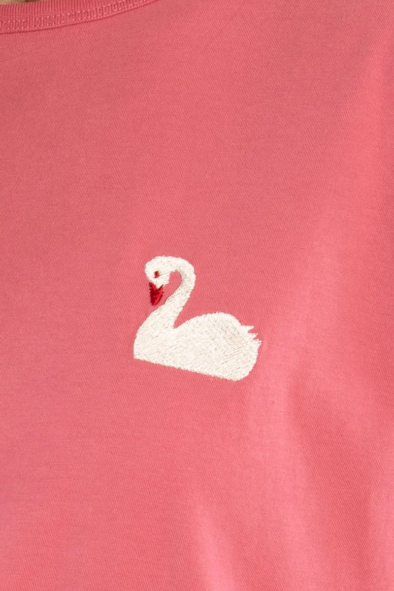 Danebasic Boxy Tee Soft Cherry SVANE