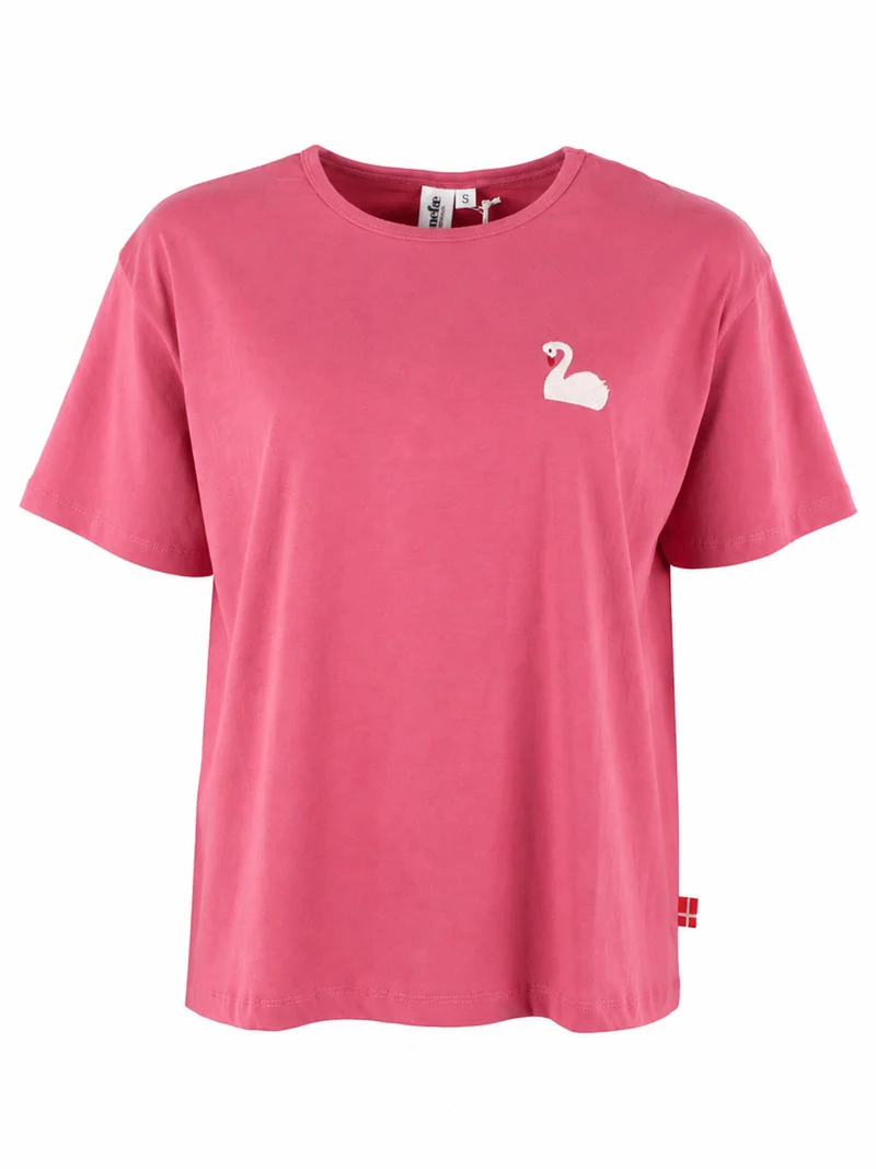 Danebasic Boxy Tee Soft Cherry SVANE