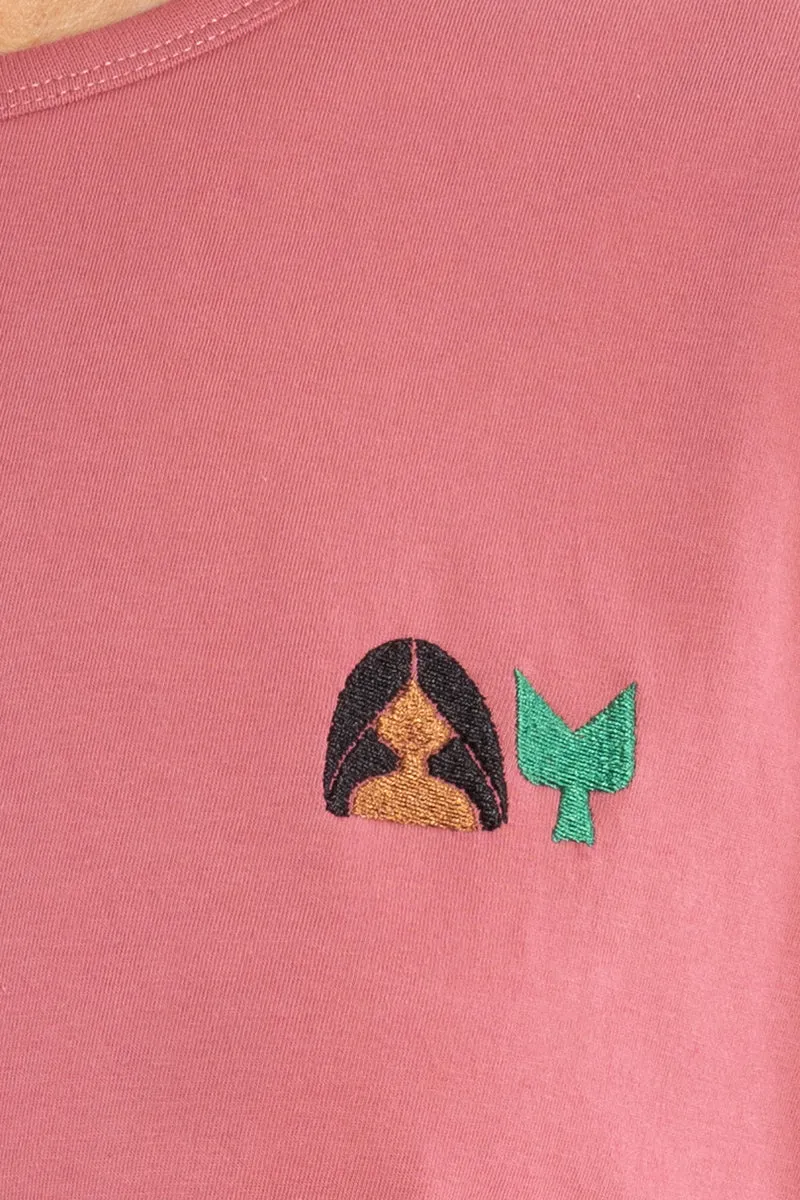 Danebasic Boxy Tee Soft Cherry HAVFRUE