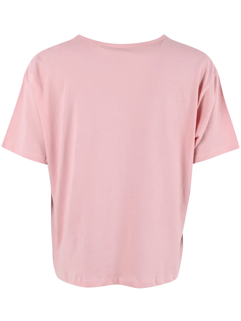 Danebasic Boxy Tee Soft Rose HAVFRUE