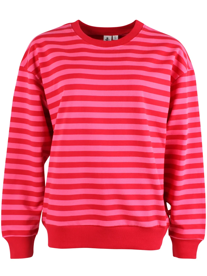 ESS - Danepit Sweatshirt Spicy Pink/Dark Red
