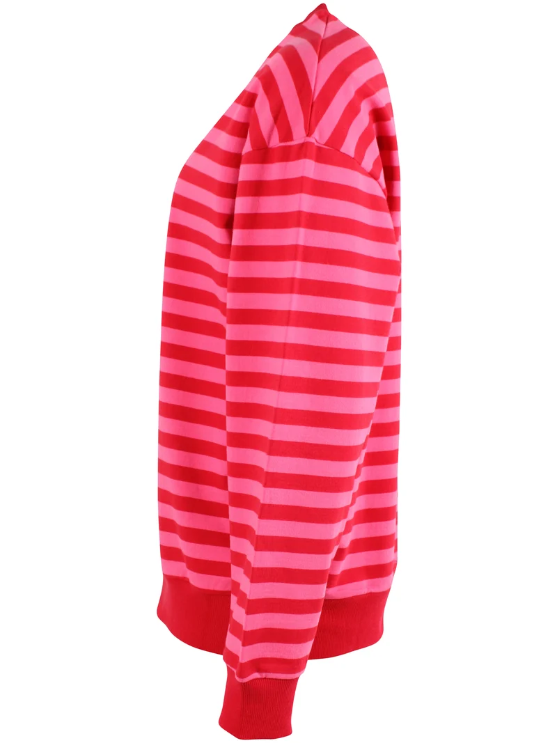 ESS - Danepit Sweatshirt Spicy Pink/Dark Red