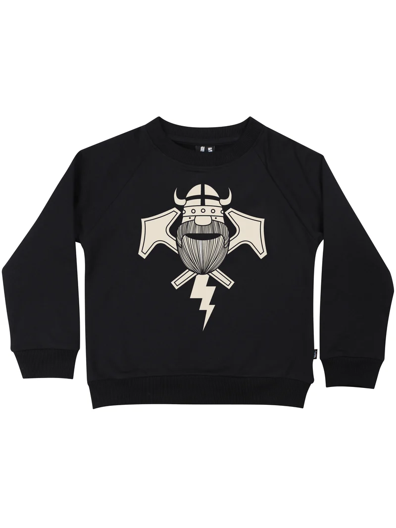 Danamerika Sweat Black THORBOLT (Glow In The Dark)