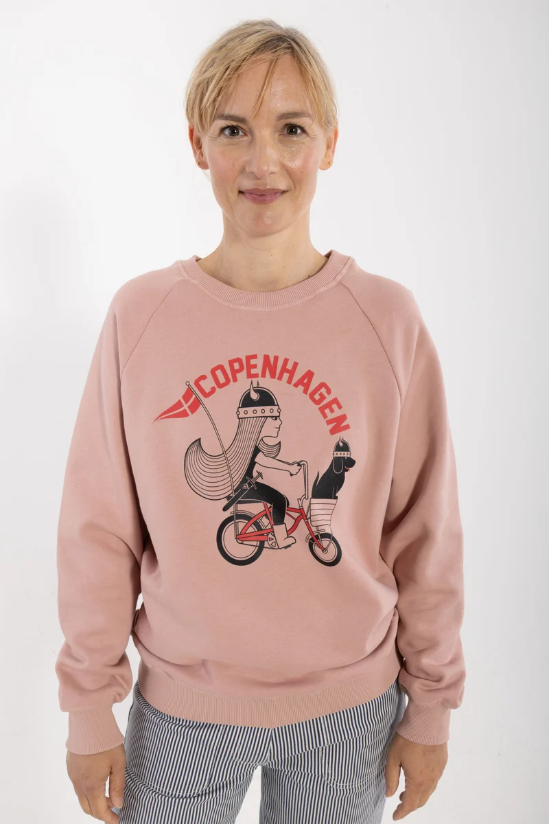 Danemama Moleton Sweat Gentle Rose CRUISER FREJA