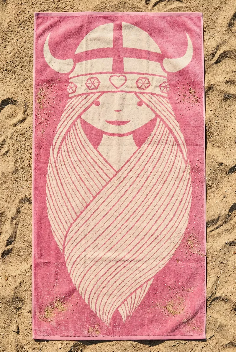 Danebademester Towel Shy Pink/Light Beige FREJA