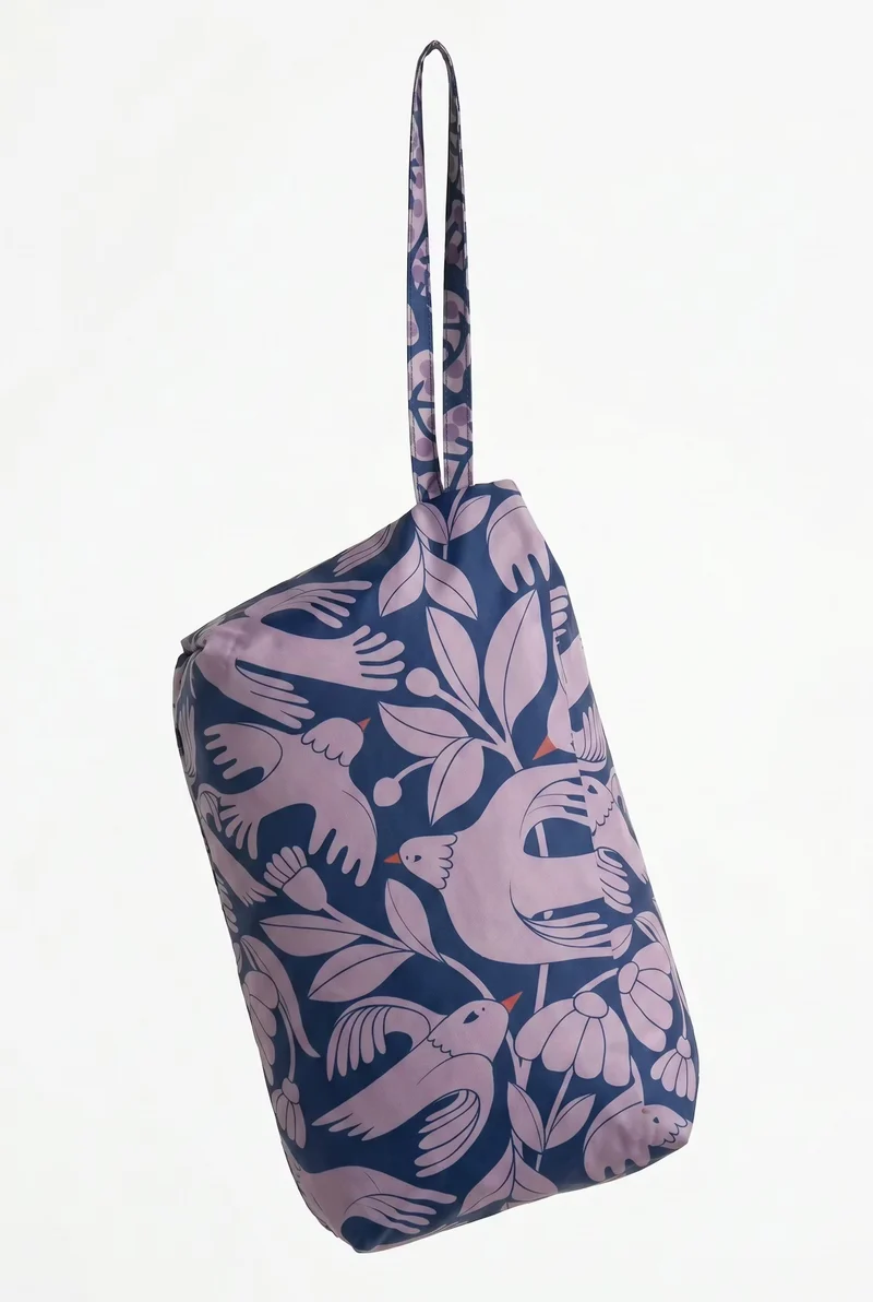 Danepackit Rainponcho Dk Navy BIRDIEUP