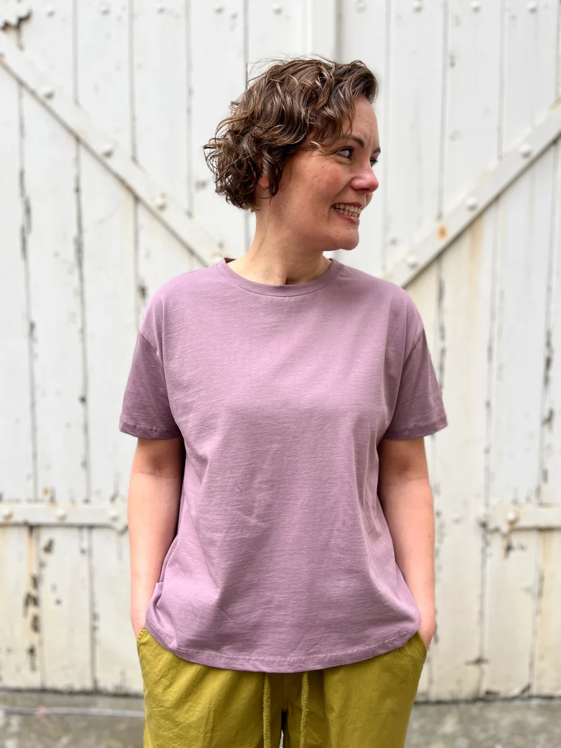 Danebasic Boxy Tee Mauve