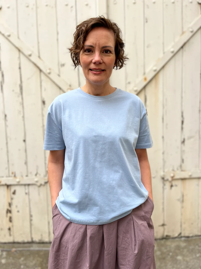 Danebasic Boxy Tee Cold Sky