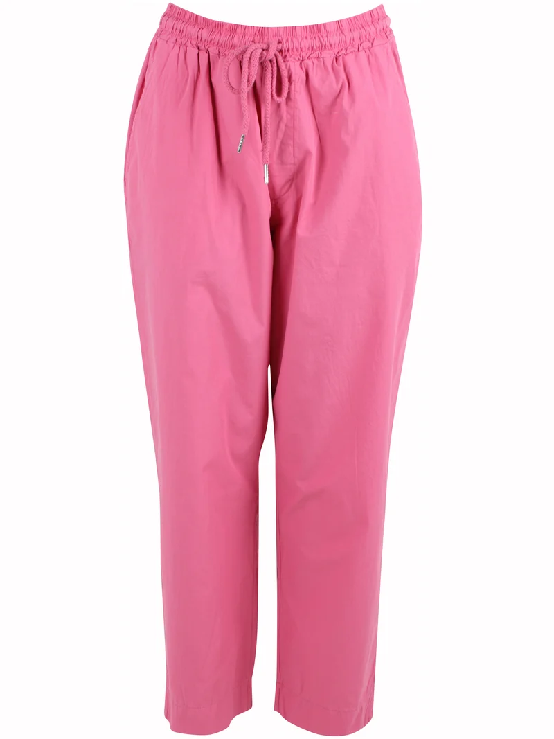 Danefunt Smooth Poplin Pants Soft Cherry