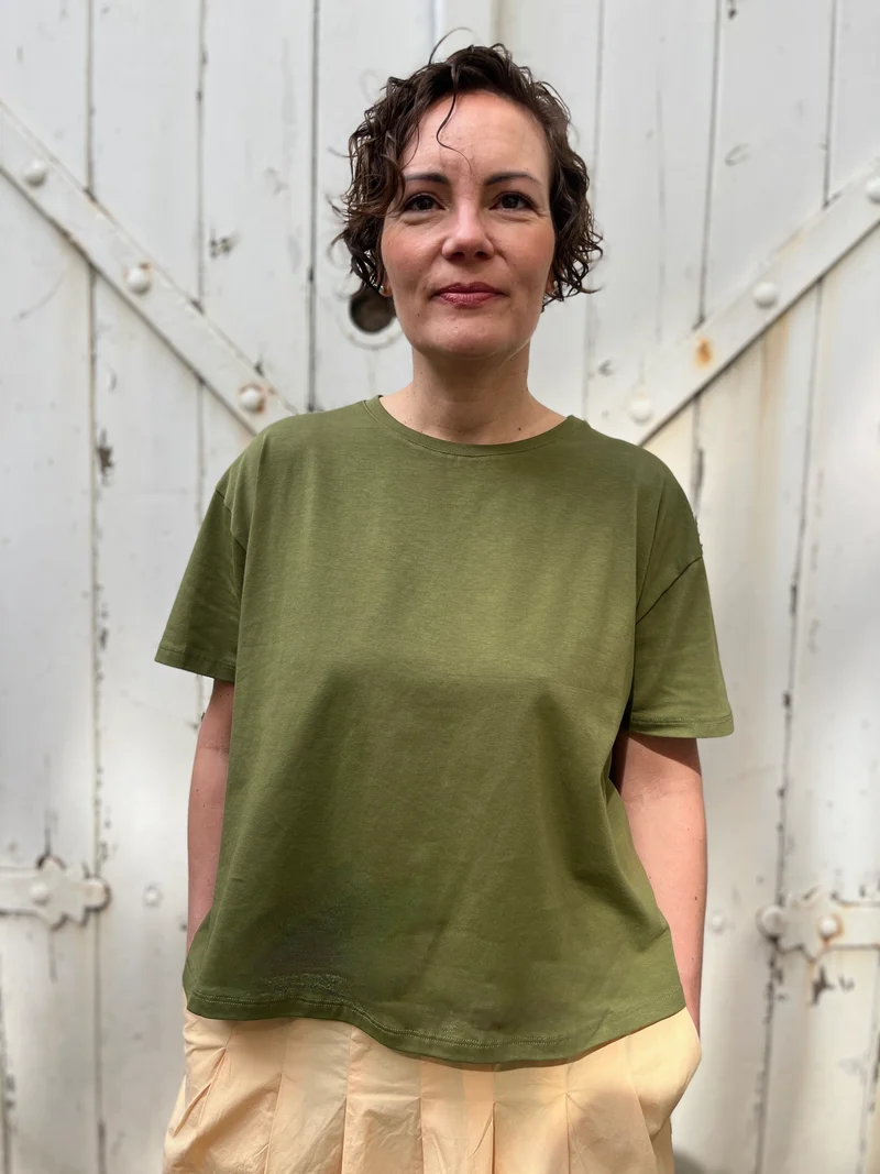 Danebasic Boxy Tee Olive