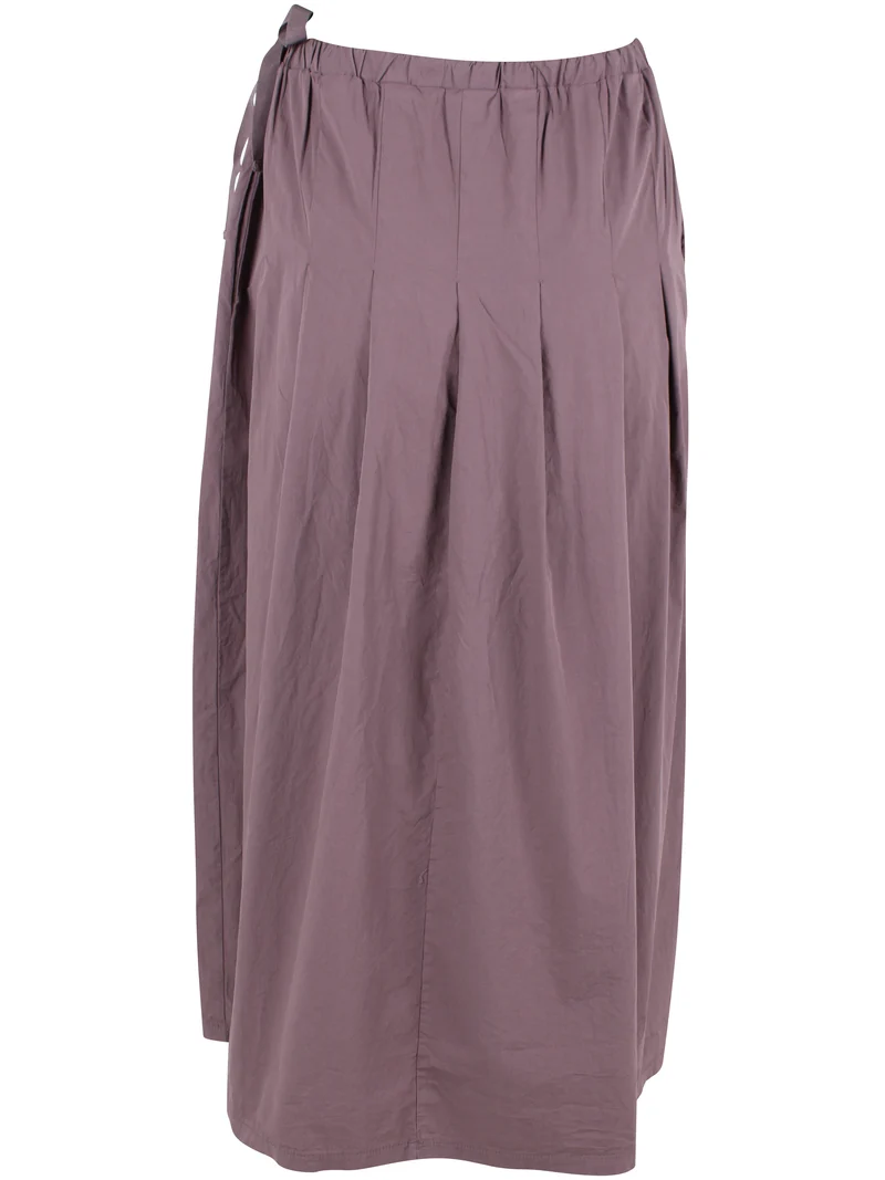 Daneminna Smooth Poplin Skirt Mauve