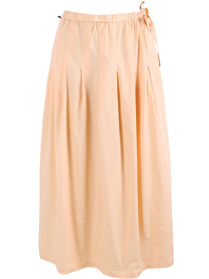 Daneminna Smooth Poplin Skirt Nougat