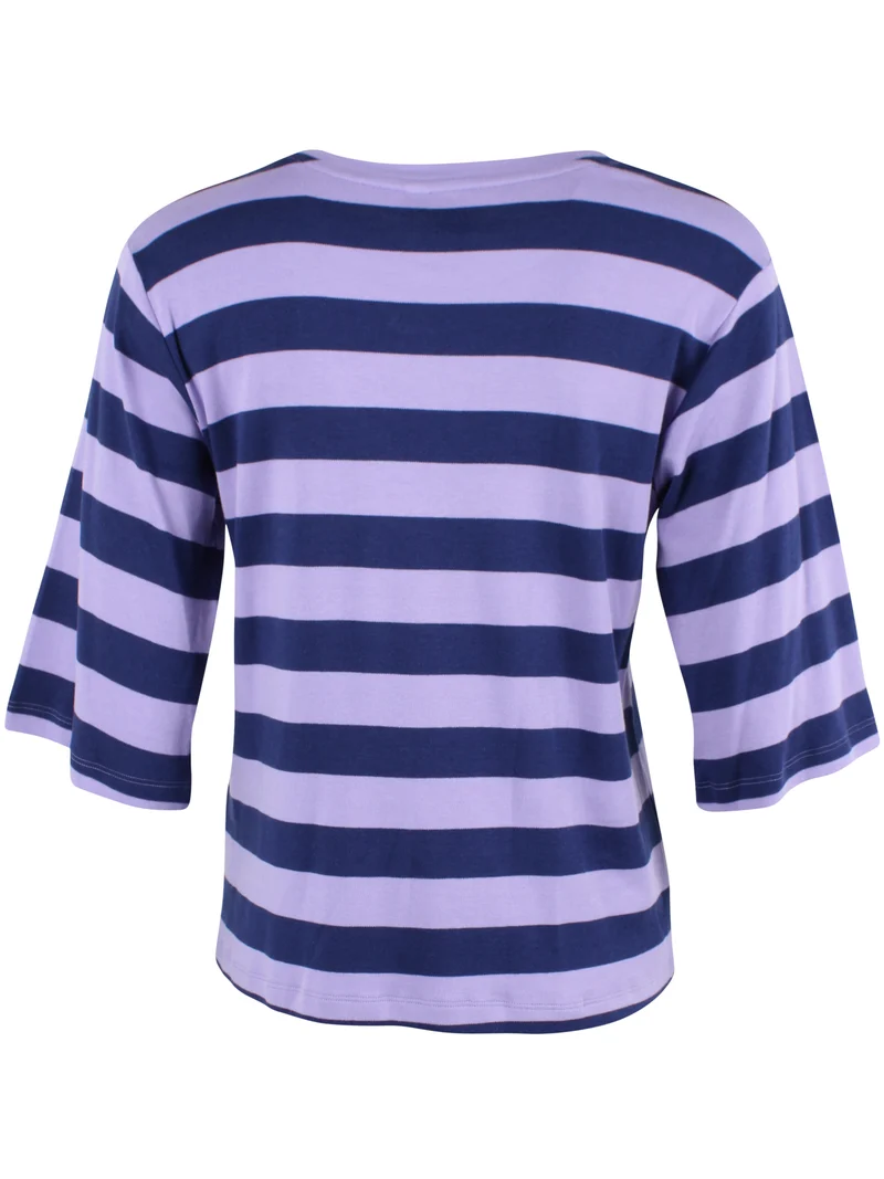 Daneglad Interlock Tee Dark Blue/Light Lilac