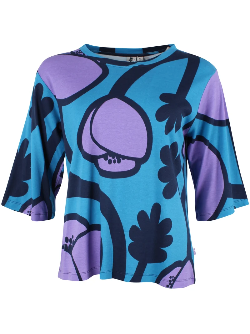 Daneglad Interlock Tee Faded Blue POPPY