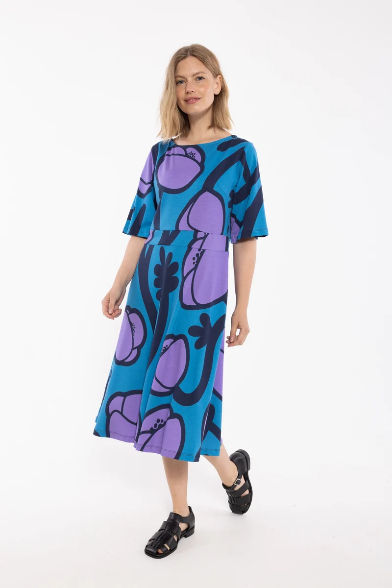 Daneviborg Interlock Dress Faded Blue POPPY
