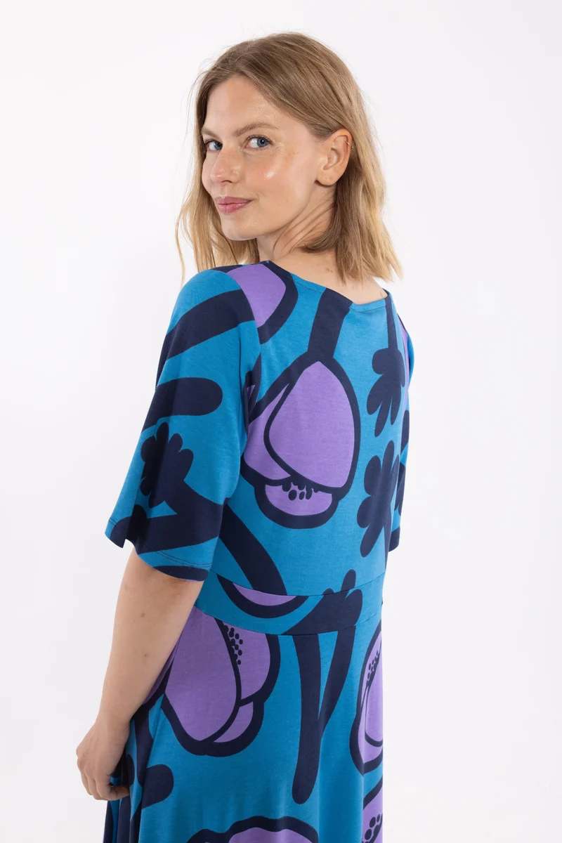 Daneviborg Interlock Dress Faded Blue POPPY