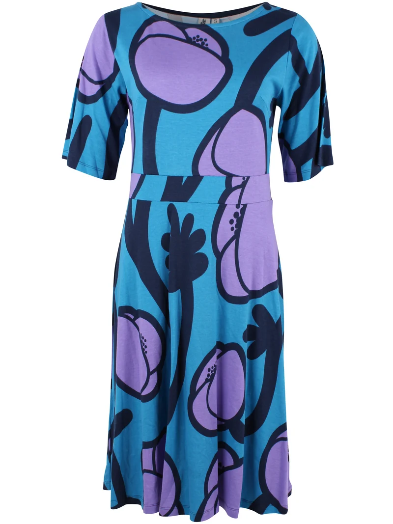Daneviborg Interlock Dress Faded Blue POPPY