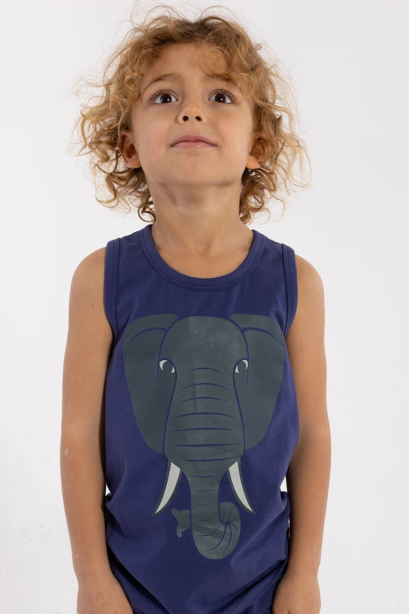 Dyrbark Undie Set Dark Blue ELEFANT