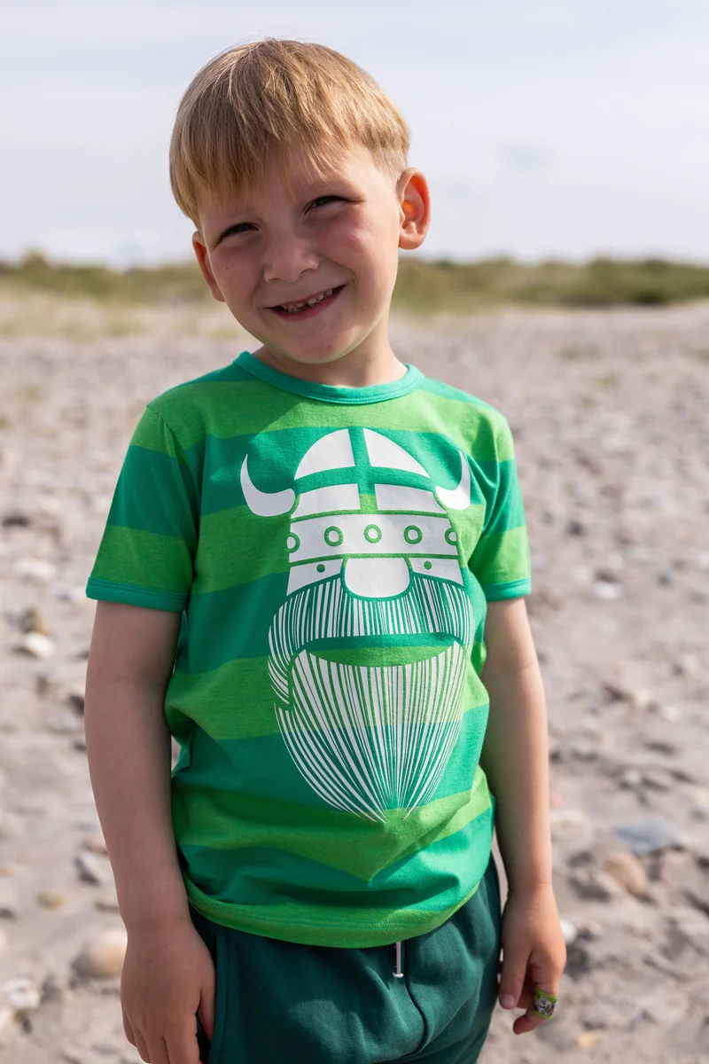 Danerainbow Ringer Green Stripe ERIK