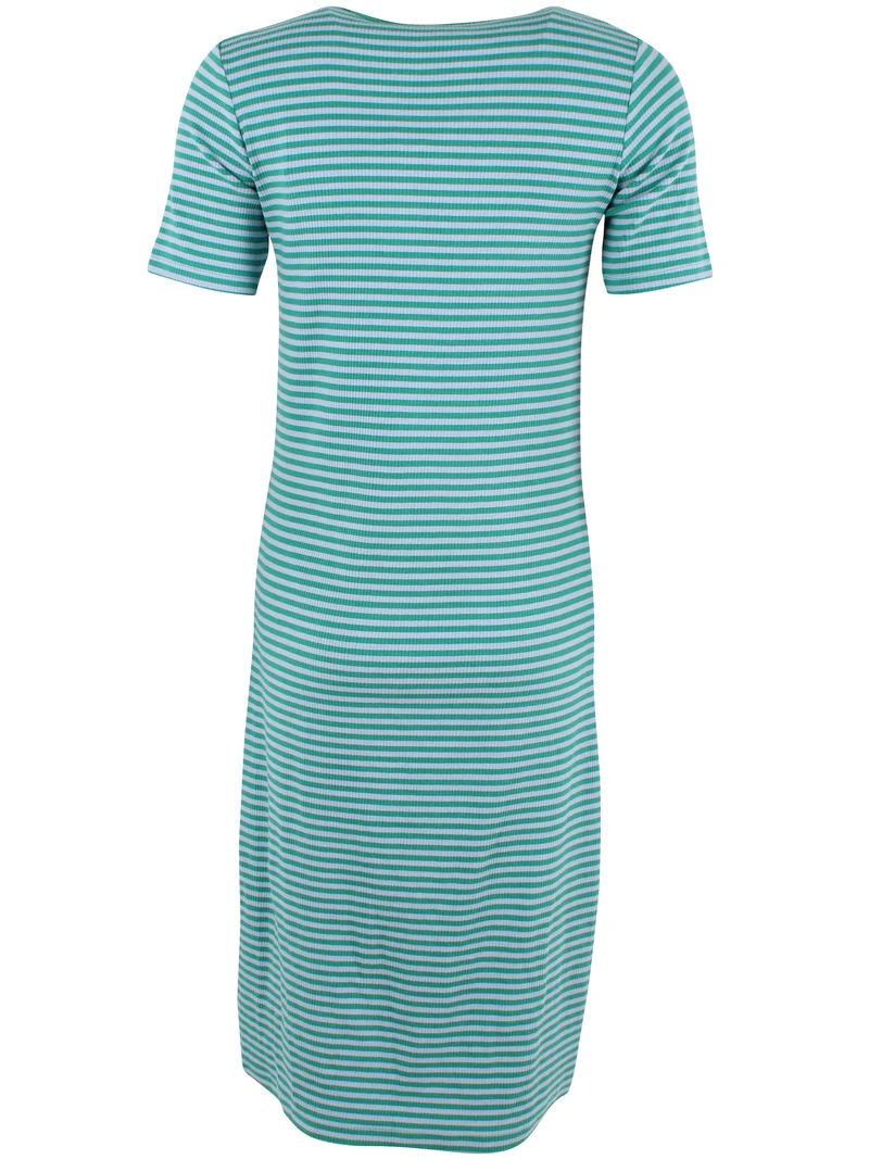 Danicon Ribbing Dress Cold Sky/Teal Lake
