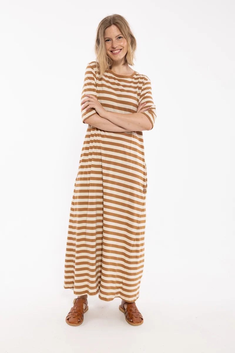 Danebasic Goodnews Dress Light Beige/Mokka