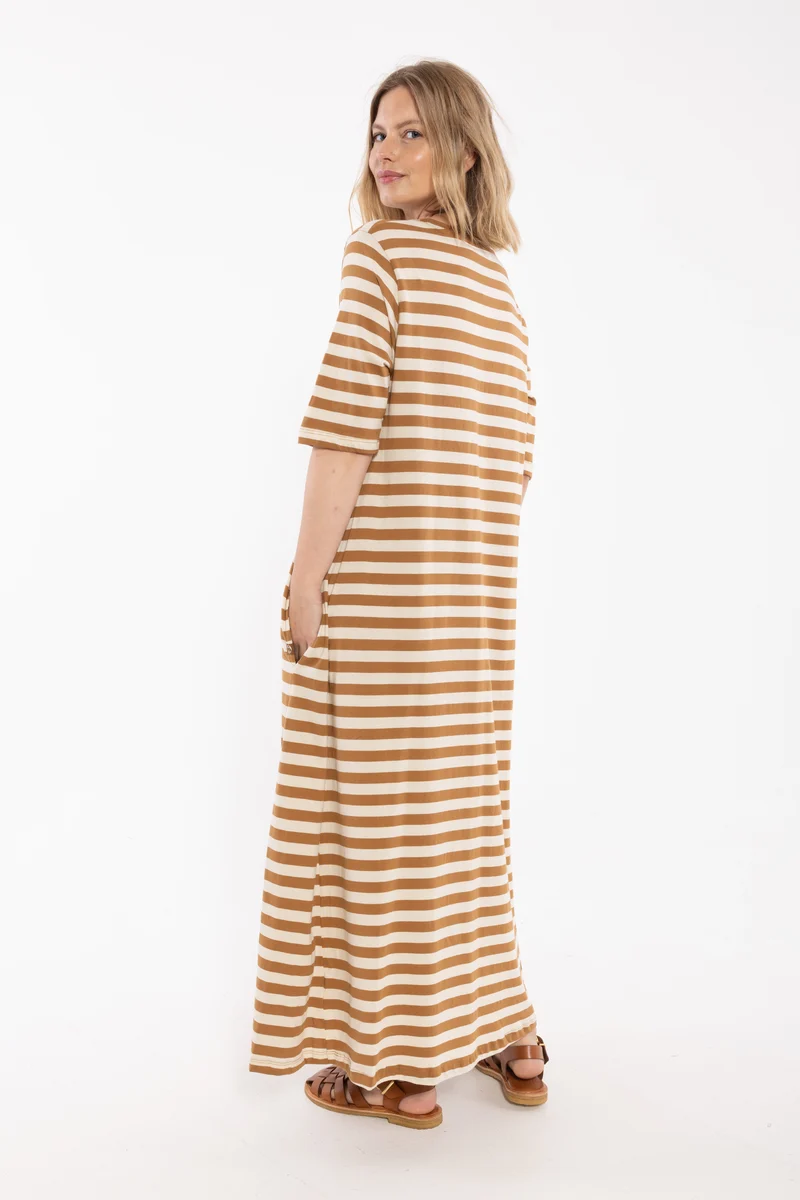Danebasic Goodnews Dress Light Beige/Mokka