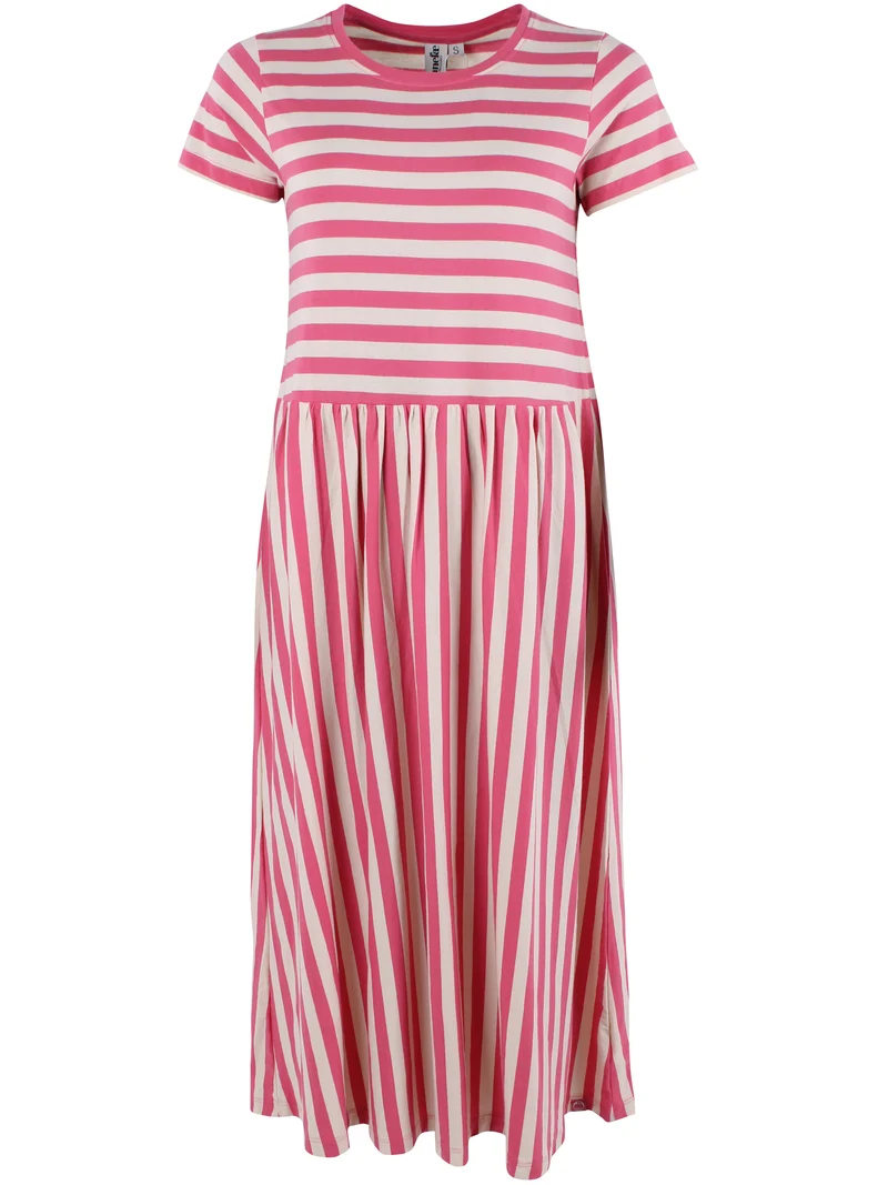 Danebasic Kroeyer Dress Soft Cherry/Light Beige