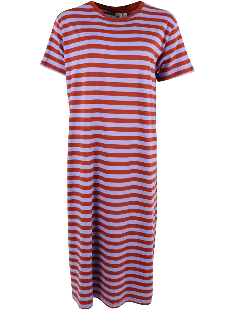 Danebasic Sweet Dress Light Lilac/Chili